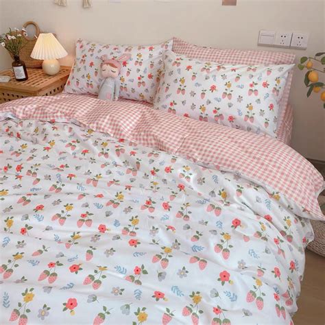 strawberry duvet